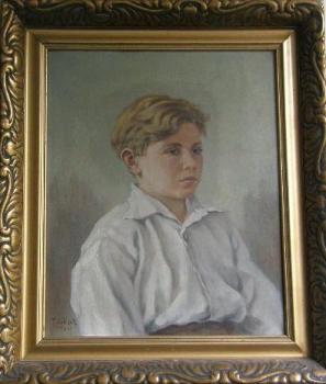 Portrt chlapce - F. Kubek