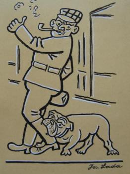 Lada Josef : Zloděj chycen psem Lada Josef : Zloděj chycen psem