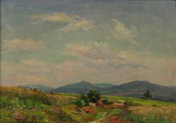 Jelínek, Cína František: Letní krajina Jelínek, Cína František: Letní krajina