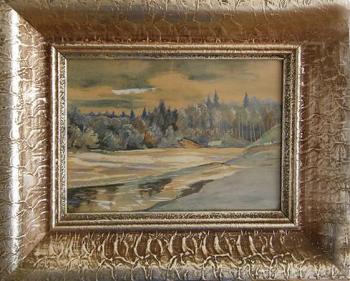 Potok v zimě Potok v zimě