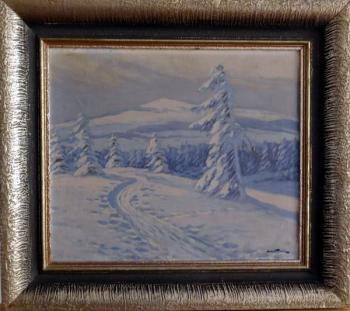 Zimní krajina - Ladislav J. Špitník / Špitálník/ Zimní krajina - Ladislav J. Špitník / Špitálník/