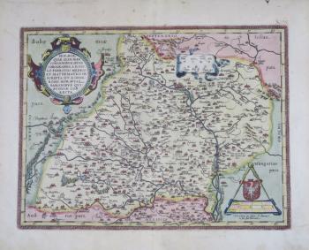 MAPA MORAVY - FABRICIOVA, 1573 MAPA MORAVY - FABRICIOVA, 1573