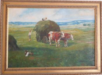 Svoz sena - Gustav Reiter Svoz sena - Gustav Reiter