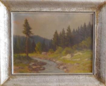 Potok v lese - Augustin Čermák Potok v lese - Augustin Čermák