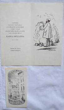 Karel Müller - Ex libris, Vzpomínka Karel Müller - Ex libris, Vzpomínka