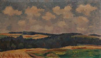 Mudroch, Bedřich: Pole s lesíkem Mudroch, Bedřich: Pole s lesíkem