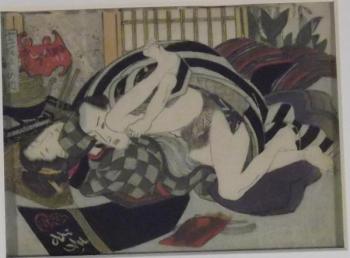 Kunisada Utagawa Shunga. Erotické hrátky II., 1835 Kunisada Utagawa Shunga. Erotické hrátky II., 1835