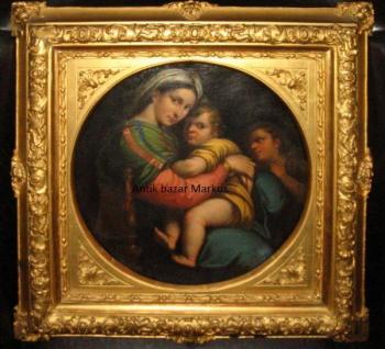 Madona della Seggiola (kopie), dat.1877 Madona della Seggiola (kopie), dat.1877