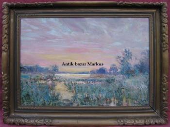 Rytíř Václav : Rybník v Úvalech, dat. 1933 Rytíř Václav : Rybník v Úvalech, dat. 1933