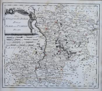 MAPA ČECH - TÁBORSKO A ČESKOBUDĚJOVICKO MAPA ČECH - TÁBORSKO A ČESKOBUDĚJOVICKO