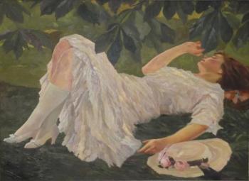 Cucuel Edward (1875 – 1954) ”Zasněná” - Kopie Cucuel Edward (1875 – 1954) ”Zasněná” - Kopie