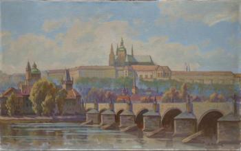 Adolf Petříček - Panorama Hradčan Adolf Petříček - Panorama Hradčan
