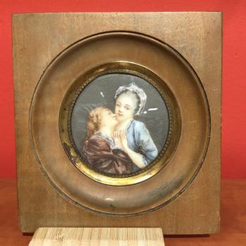 MINIATURA, MALBA NA SLONOVÉ KOSTI MINIATURA, MALBA NA SLONOVÉ KOSTI