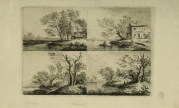 Čtyři romantické krajiny s řekou Čtyři romantické krajiny s řekou