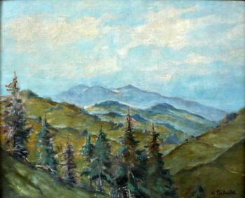Václav Příhoda - Horská krajina Václav Příhoda - Horská krajina