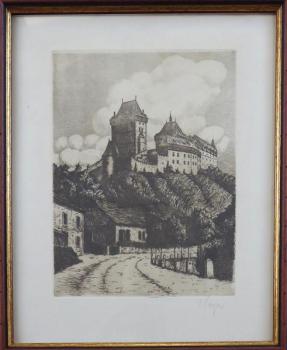 V. Voyer ? - Hrad Karlštejn  V. Voyer ? - Hrad Karlštejn