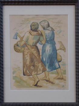 Marie Mrkvičková Hlobilová - Cestou z pole Marie Mrkvičková Hlobilová - Cestou z pole