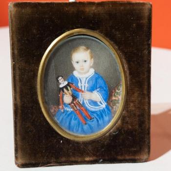 Miniatura, Portrét dítěte Miniatura, Portrét dítěte