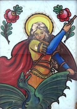 Podmalba se sv.Markétou Podmalba se sv.Markétou