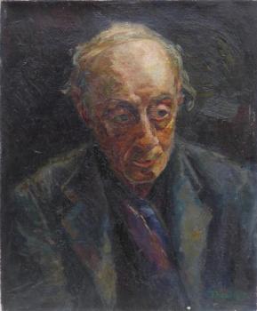 Ladislav Vyšanský - Portrét starce Ladislav Vyšanský - Portrét starce