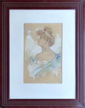 Otto Peters - Secesní dívka Otto Peters - Secesní dívka