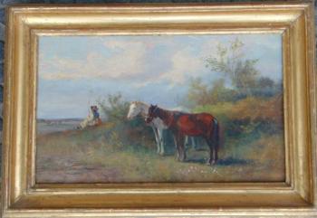 Obraz olej Koně Obraz olej Koně