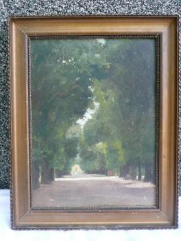 Obraz olej H.Henschl  Obraz olej H.Henschl