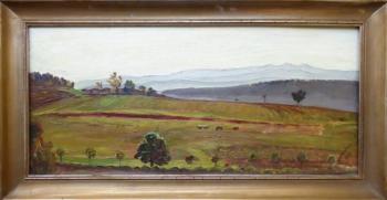 Marie Vejvodová Vořechová - Krajina u Bučovic Marie Vejvodová Vořechová - Krajina u Bučovic