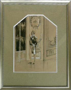 Kváš - ŠLECHTIC, signovaný V. OLIVA, Kváš - ŠLECHTIC, signovaný V. OLIVA,