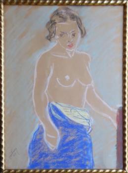 Akt ženy - nečitelná signatura Akt ženy - nečitelná signatura