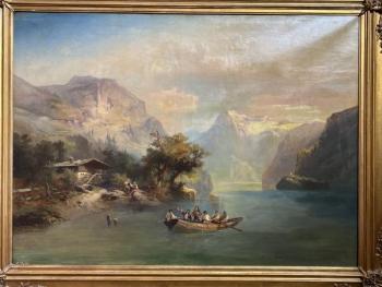 Monumentální romantická krajina Monumentální romantická krajina