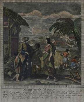 Grafika - kolorovaný mědiryt Grafika - kolorovaný mědiryt