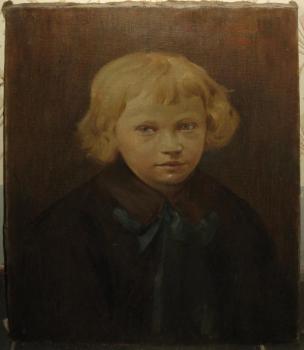 Peters Otto : Portrét chlapce, dat. 1902 Peters Otto : Portrét chlapce, dat. 1902