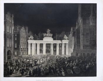 Korunovace Ferdinanda V. - Staroměstské náměstí Korunovace Ferdinanda V. - Staroměstské náměstí